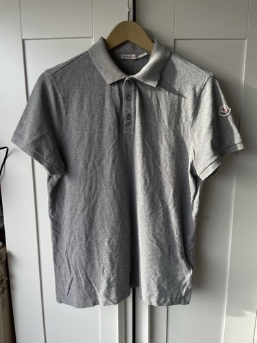 Moncler grey polo - polo, s