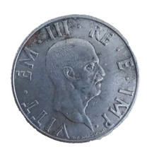 2 Lire Impero Regno d'Italia Vittorio Emanuele III Anno 1942 R2 SpL