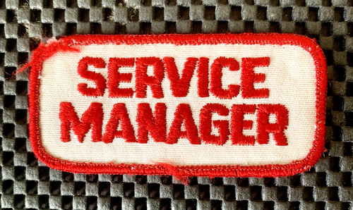 Service manager toppa - toppa, ricamata