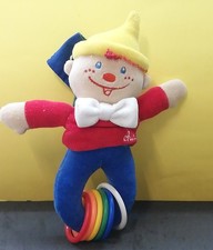 CHICCO PELUCHE CLOWN CIRCO GIOCO PUPAZZO 15 CM toy vintage bambino bambola plush