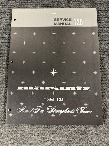 Marantz model 125 - manuale, di