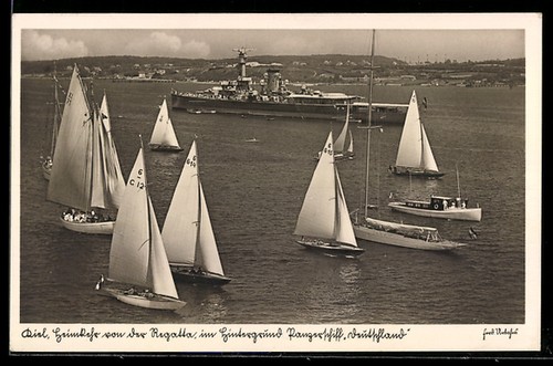 Panzerschiff germania - ak,