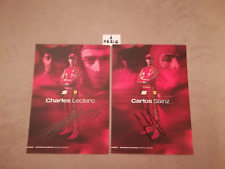 Cartoline/Postcards Leclerc e Sainz 2024 (1° serie) - Ferrari - F1