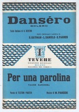 Spartito DANSERO - PER UNA PAROLINA Mario Panzeri - 1957 ORCHESTRA