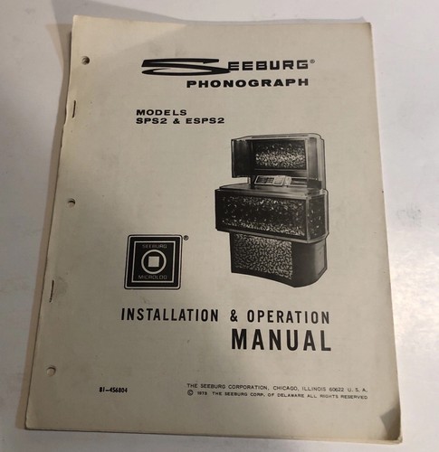 Seeburg phonograph models sps2 - phonograph,