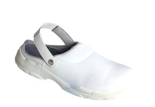 PERLA - ZOCCOLO PELLE BIANCA