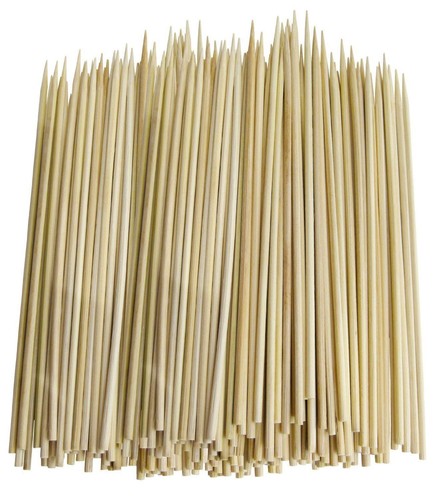 100 bastoncini bambù barbecue - 100,