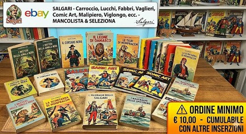 Salgari libri fumetti - salgari,