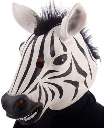 Maschera zebra equino - zebra,