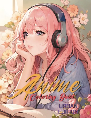 Anime coloring book urban - anime,