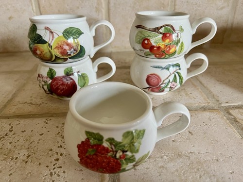 Portmeirion pomona fruit cups - pomona,