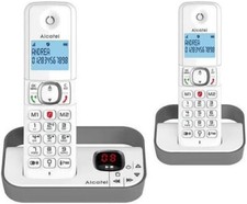 Alcatel F860 Duo Voice 2 Cordless Segreteria Black List Blocco Chiamate