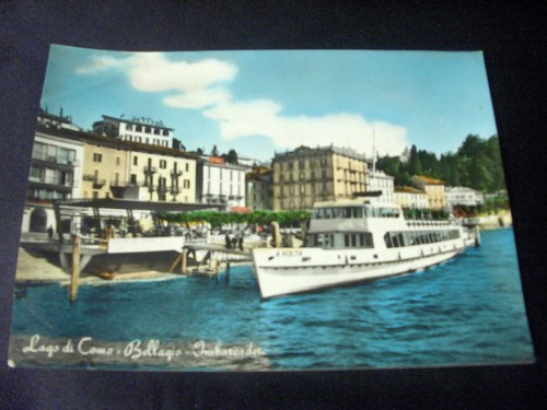 Cartolina lago como - di,