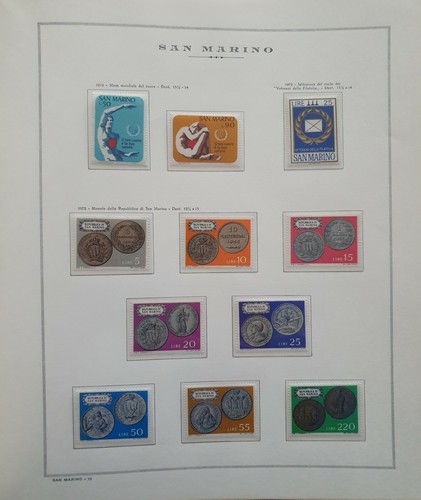 Album francobolli collezione