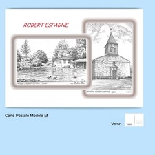 CP M 55124-205 CARTE POSTALE 2 DESSINS 55 ROBERT ESPAGNE