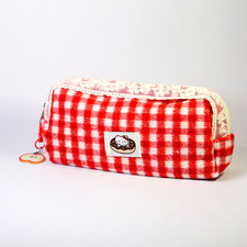 Hello Kitty Astuccio Vellutato Pouch Pencil Case Pochette Velvet Harajuku Kawaii