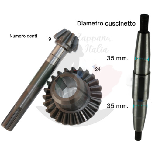 Valpadana kit coppia conica - kit,