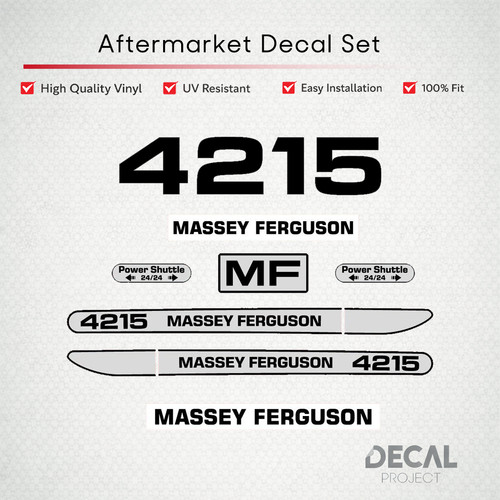 Set decalcomanie massey - set,