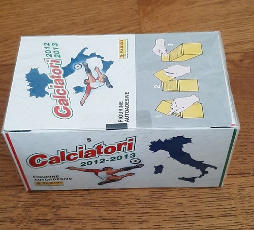 Box figurine panini calciatori - box,