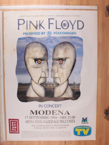 Poster originale concerto pink - originale,