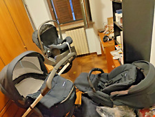 Trio Inglesina Zippy Pro completo passeggino, navicella, ovetto blu navy