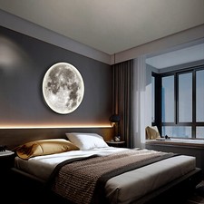 Lampada parete led luna - parete,