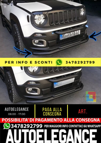 💥Bullbar anteriore nero