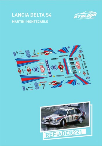 Calcas lancia delta martini - s4,