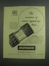 Pubblicità Orologio Movado