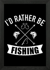 Preferirei pescare poster arte