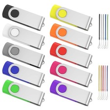 Chiavetta USB 4GB 10 Pezzi ABLAZE Girevole Penna USB 4 GB Pennetta USB 2.0 Drive