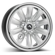 Cerchi in ferro KFZ ALCAR STEEL 16" 6.5J 5x108 ET 50 63.4 SUPERPOLISH