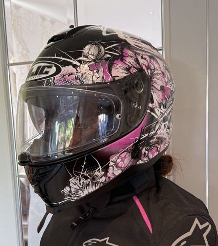 Casco hjc barbwire rosa - casco,