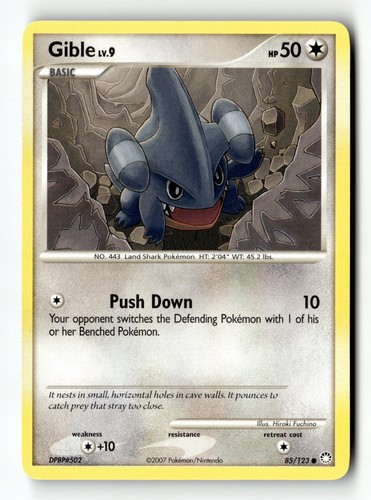 Pokemon card gible pop - pokemon, lp