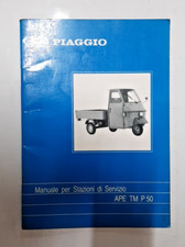 MANUALE PER STAZIONI DI SERVIZIO PIAGGIO APE TM P50