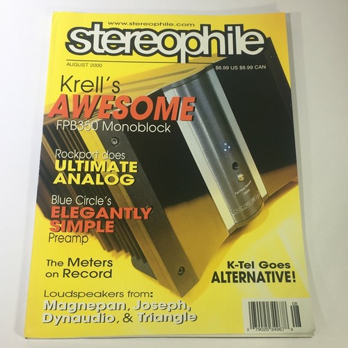 Stereophile magazine august - stereophile,