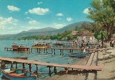 Lago Amatitlan (Guatemala) Little Harbour with Piers, Porticciolo con Pontili