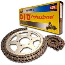 Kit catena DID acciaio 520NZ