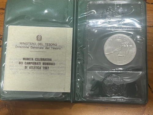 Italia 500 lire argento - 1987,