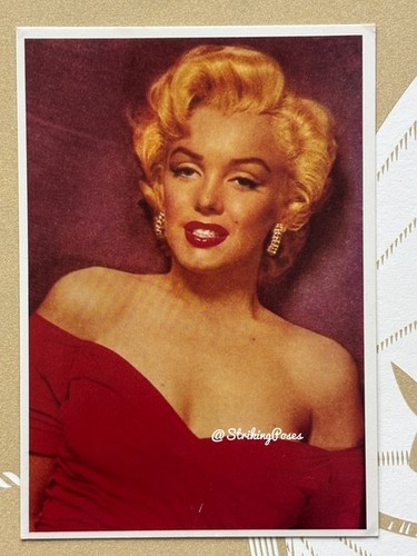 1980s postcard marilyn - 1980s,