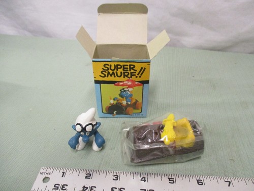Super puffo figure - puffo, box