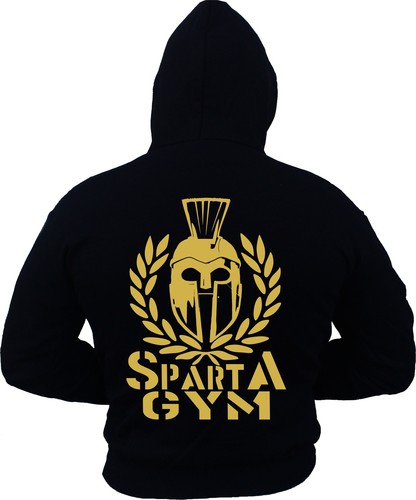 Felpa con cappuccio sparta gym - felpa,