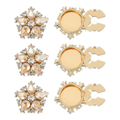 Copribottoni con strass 6pcs - strass,,