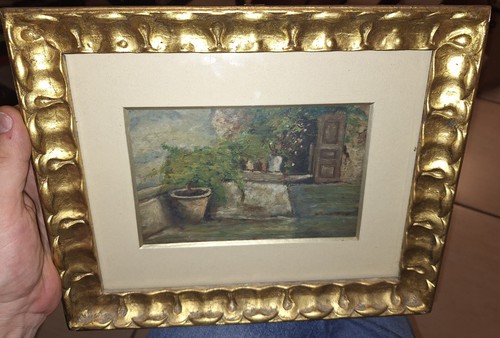 Dipinto olio tavola - dipinto, su
