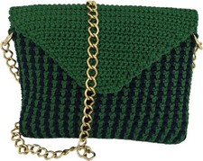 Borsa / pochette realizzata a mano in cordino