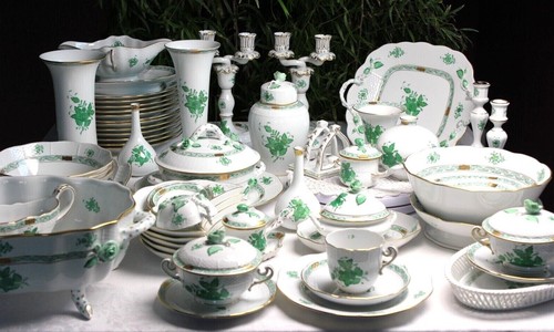 Herend apponyi verde - herend, "apponyi
