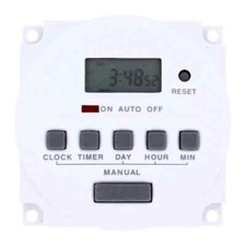CDVI TH82724V Timer digitale 7 giorni montaggio su guida DIN 24V AC/DC