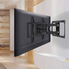 32 45 47 48 55 65 70 85" supporto TV a parete completamente movimento supporto doppio braccio 176 libbre