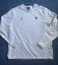 Oklahoma Sooners Jordan girocollo bianco taglia XL