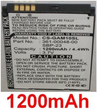 BATTERIE 1200mAh Per ASUS GARMIN Nuvifone A10 M10 M10E T20 361-00048-00, SBP-23